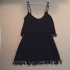 Black Pom-Pom dress